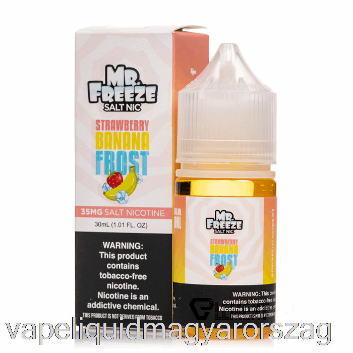 Eper Banán Frost - Mr Fagyasztott Só - 30 Ml 50 Mg Vape E Cigi